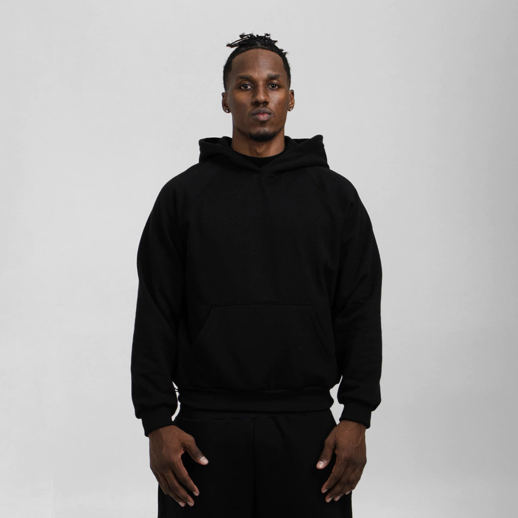 Essential Black Hoodie - QUIET