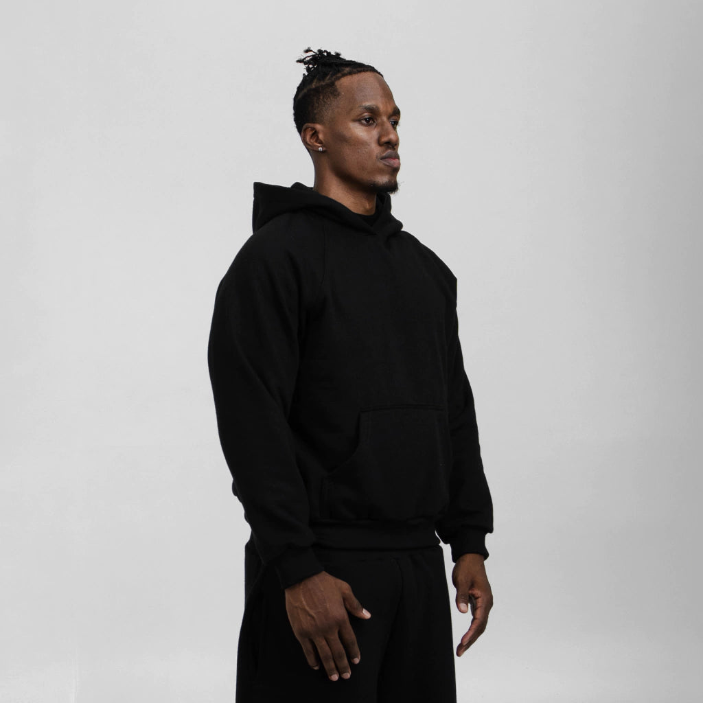 Essential Black Hoodie - QUIET