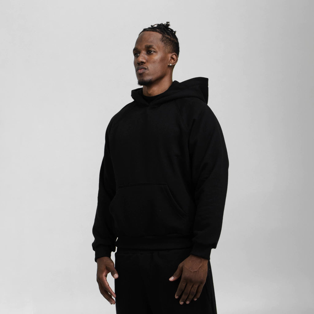 Essential Black Hoodie - QUIET