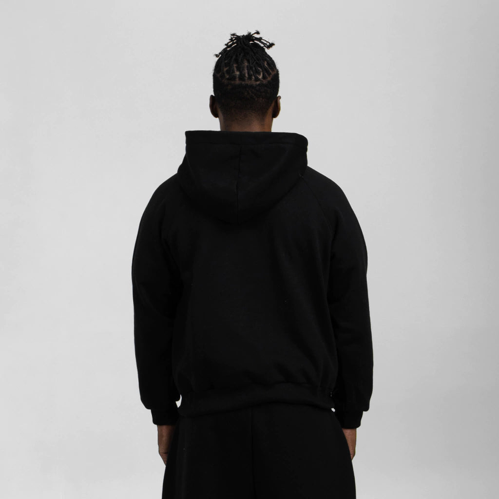 Essential Black Hoodie - QUIET