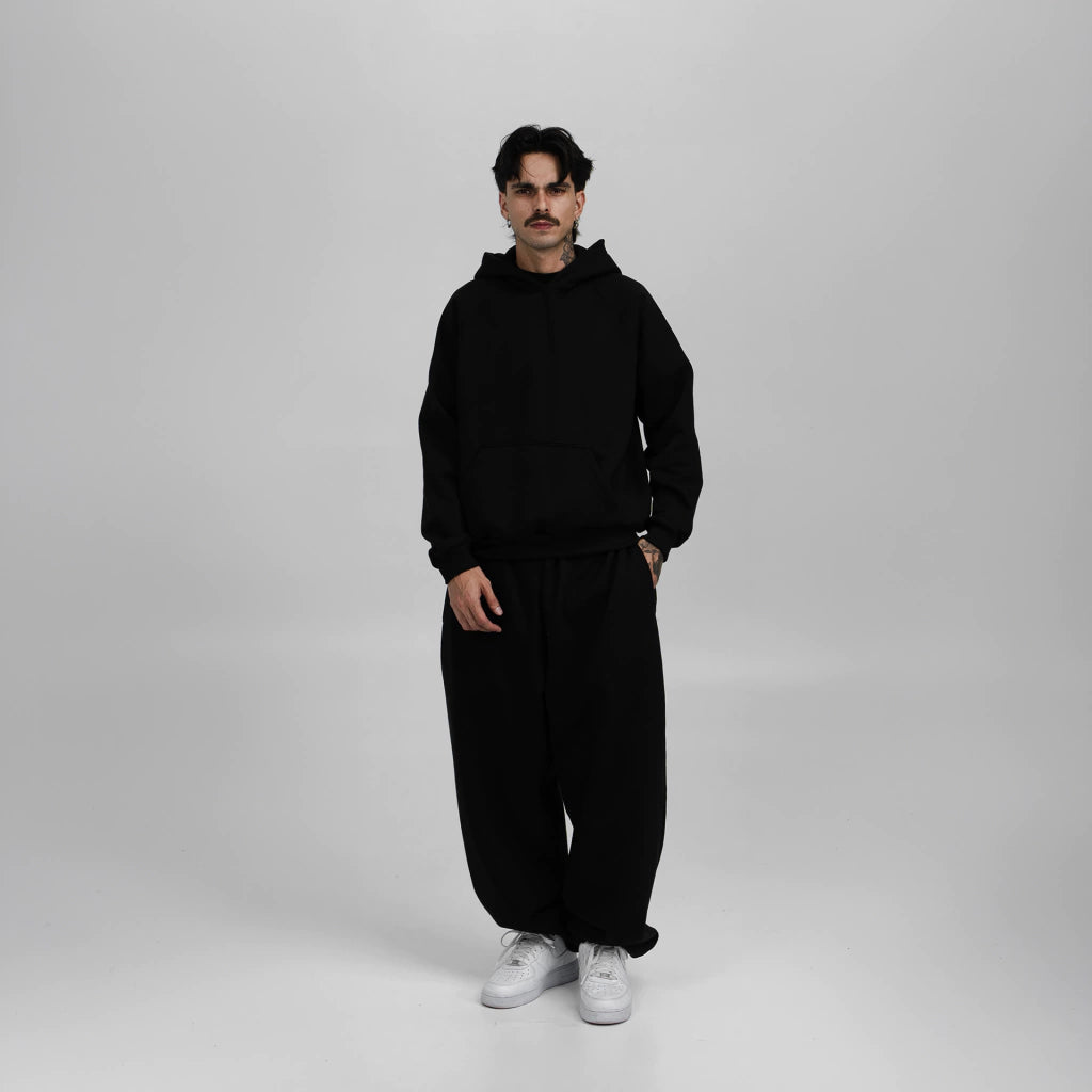 Essential Black Hoodie - QUIET