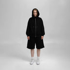 Essential Black Zip Hoodie - QUIET