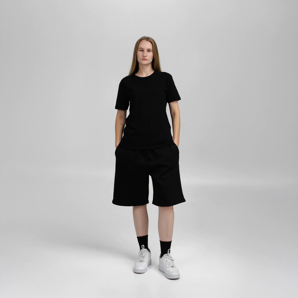 Essential Slim Black Tee - QUIET
