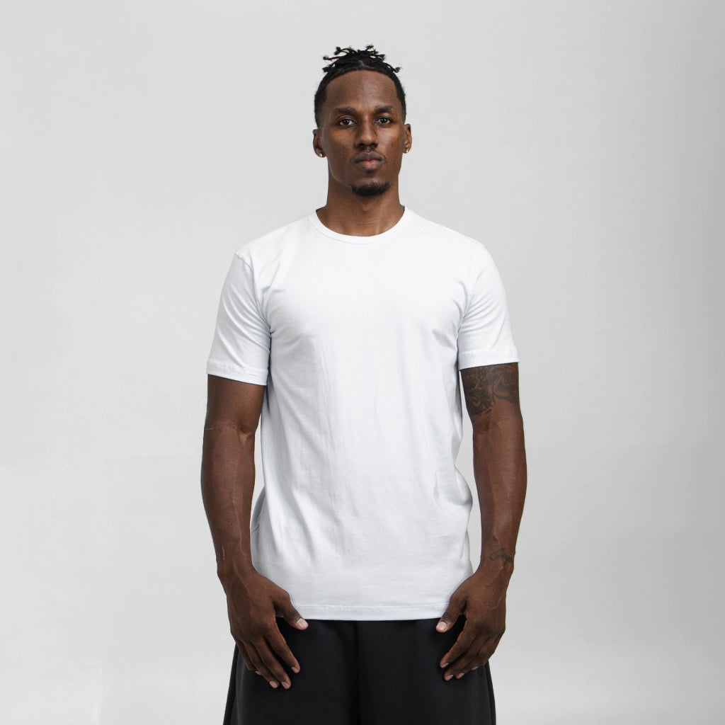 Essential Slim White Tee - QUIET