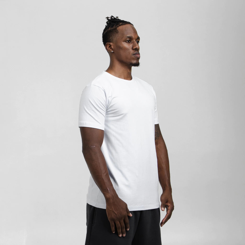 Essential Slim White Tee - QUIET