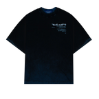 Faded Black/Blue Boxy Tee