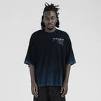 Faded Black/Blue Boxy Tee