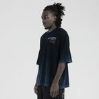 Faded Black/Blue Boxy Tee