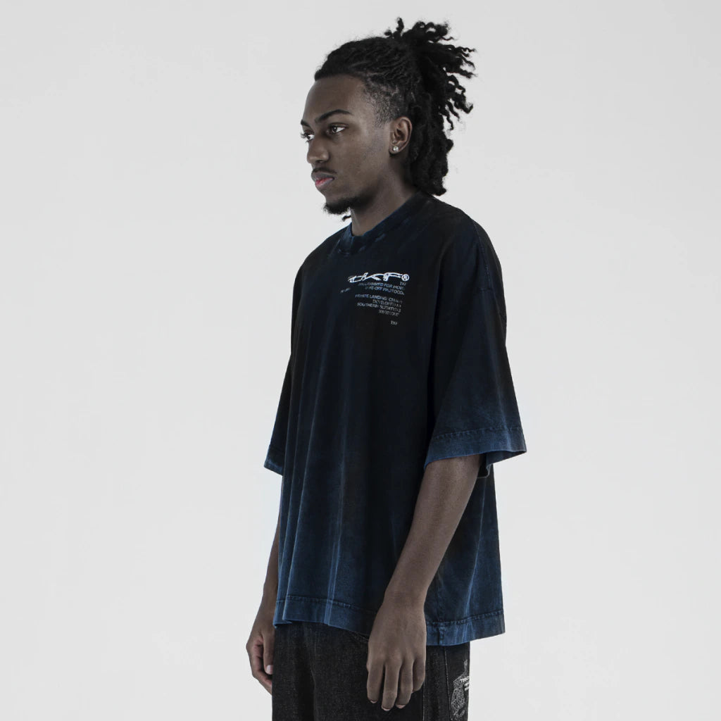Faded Black/Blue Boxy Tee