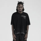 Faded Black/Grey Boxy Tee