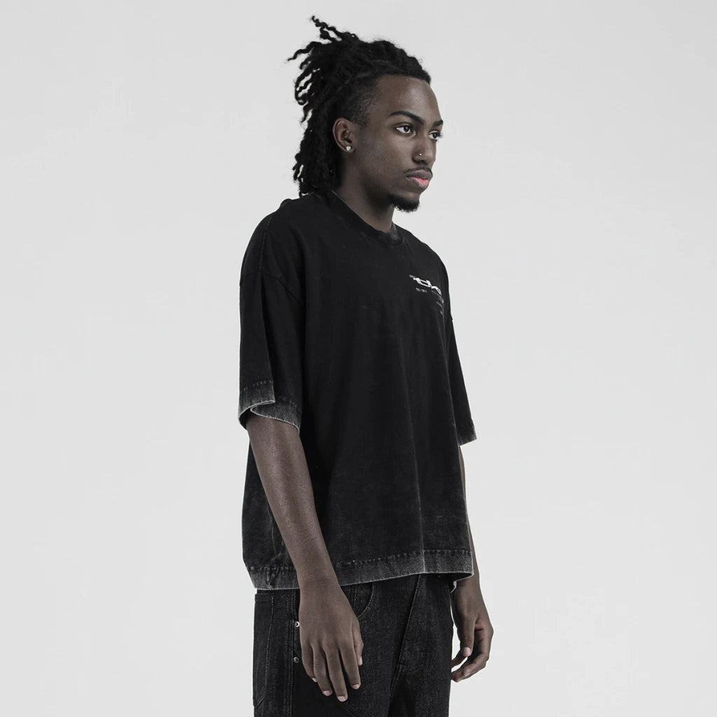 Faded Black/Grey Boxy Tee