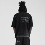 Faded Black/Grey Boxy Tee