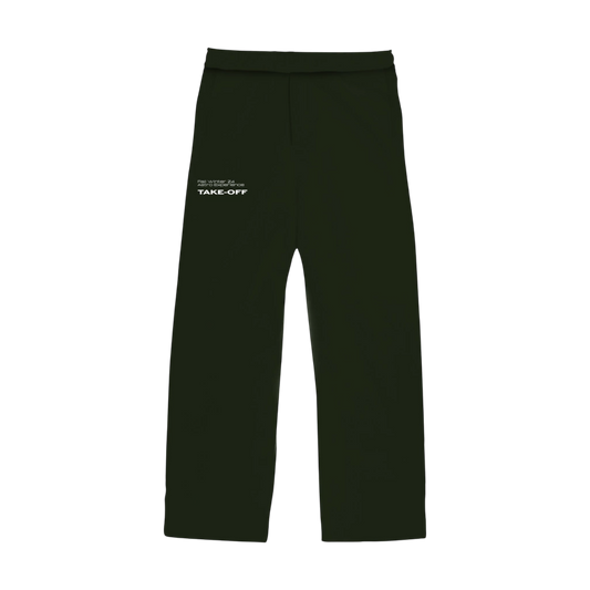Space Equipment Green Sweatpants - Take-Off
