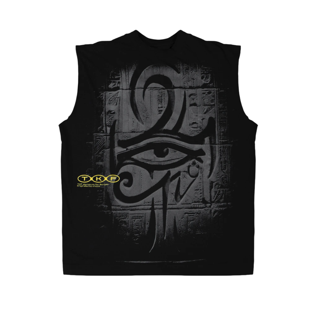 Horus Black Cut Tee