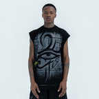 Horus Black Cut Tee