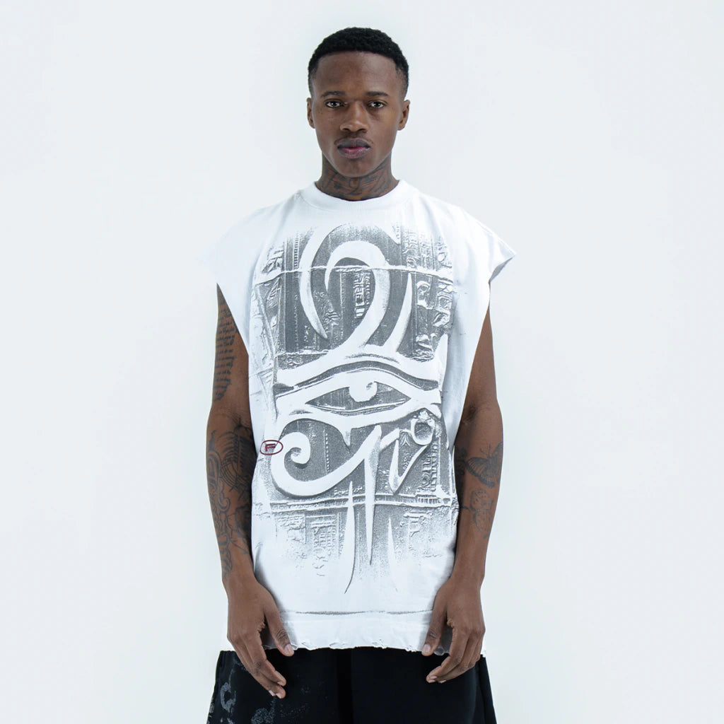 Horus Offwhite Cut Tee