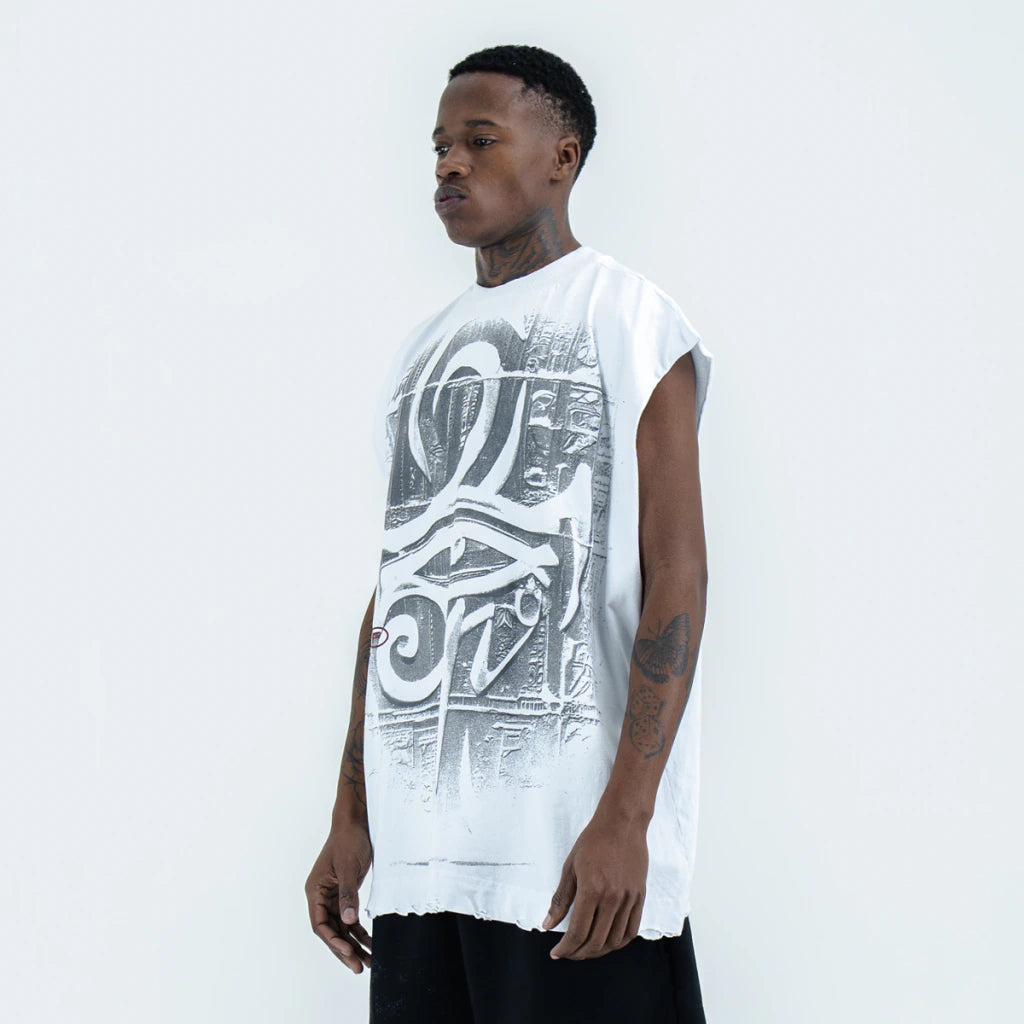 Horus Offwhite Cut Tee