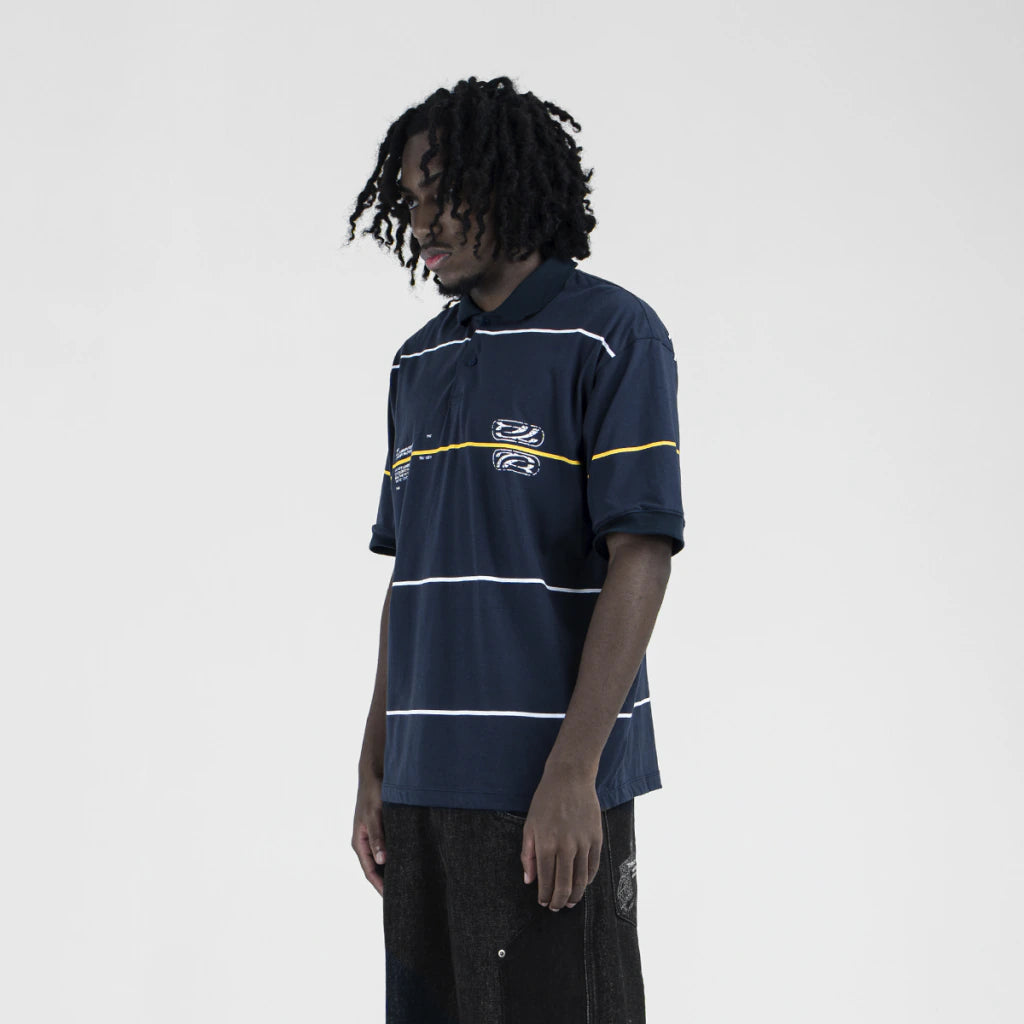 Lines Midnight Polo Shirt