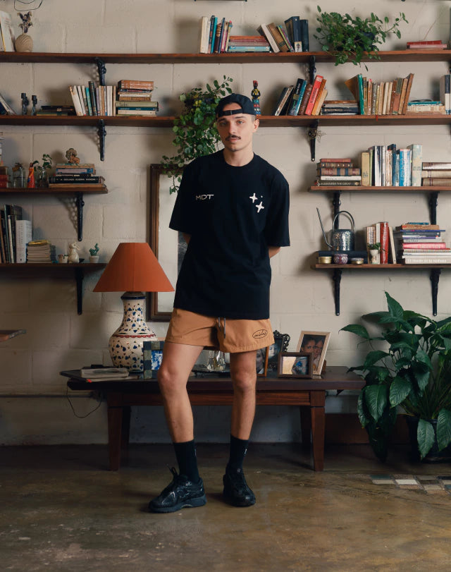 Postal T-shirt Black - MIDAS TOUCH