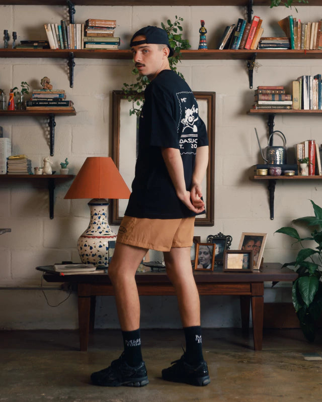 Postal T-shirt Black - MIDAS TOUCH