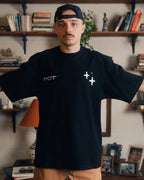 Postal T-shirt Black - MIDAS TOUCH
