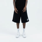 Motion Black Sweatshrit Shorts