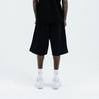 Motion Black Sweatshrit Shorts