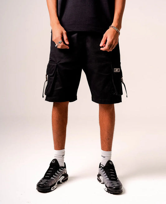 Short Cargo Black Silver V2 – Anty Brand