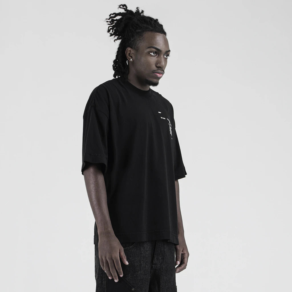 Sketch Black Boxy Tee