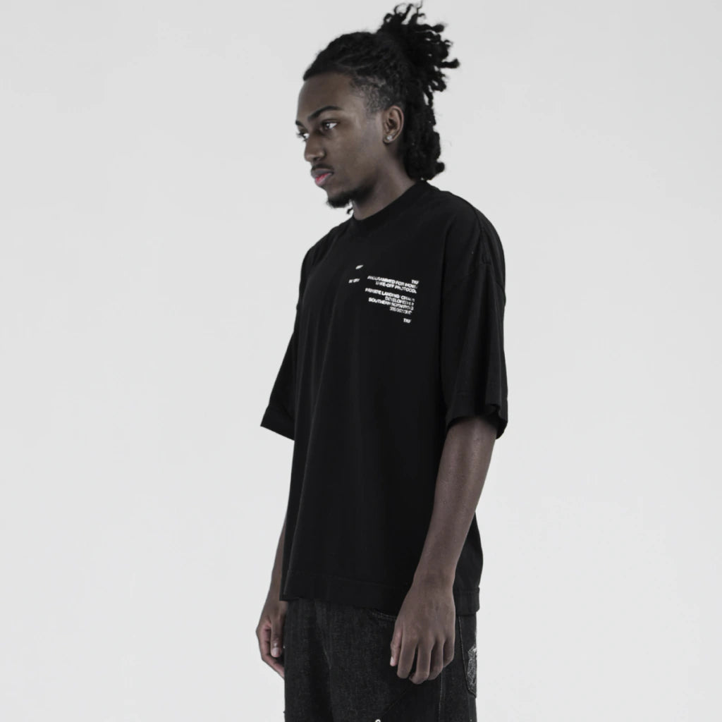 Sketch Black Boxy Tee