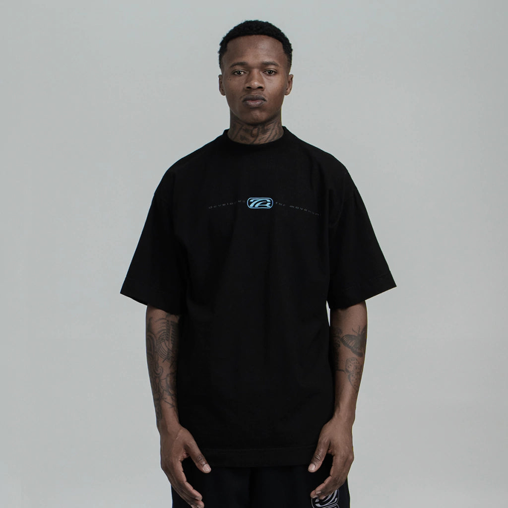 Snowfield Black Tee