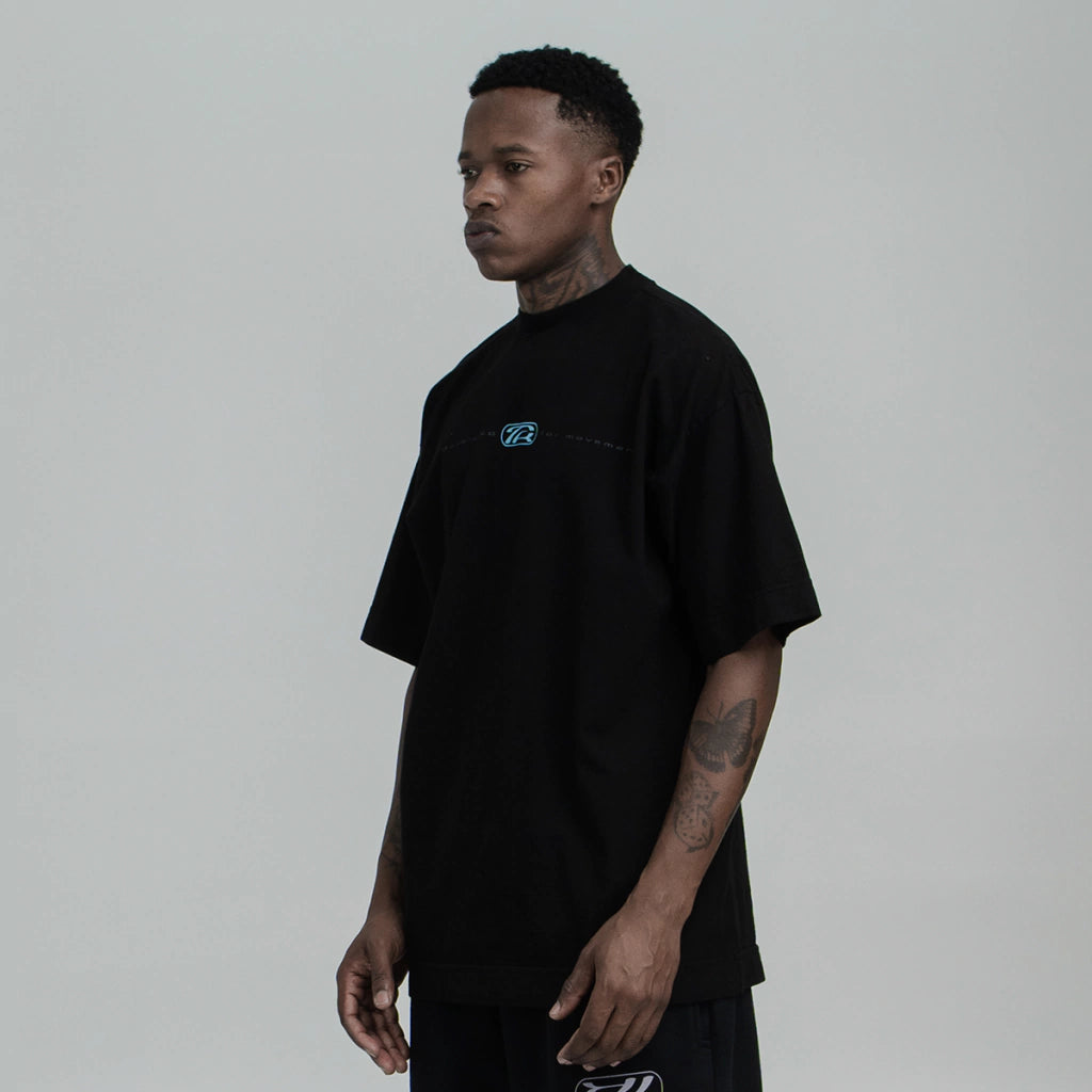 Snowfield Black Tee