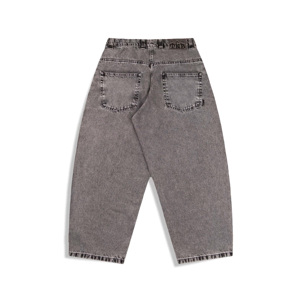 Storm Grey Baggy Jeans - TANABASE