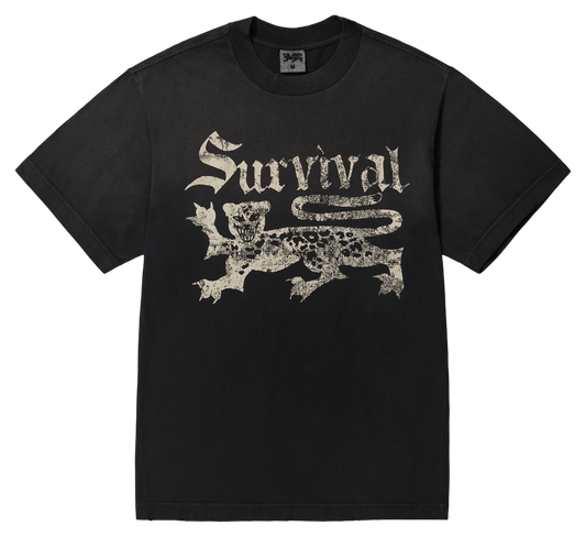 Camiseta Logo Destroyed Chumbo - SURVIVAL ENERGY