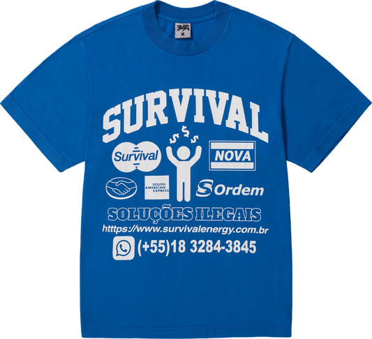 Camiseta Soluções ilegais - SURVIVAL ENERGY