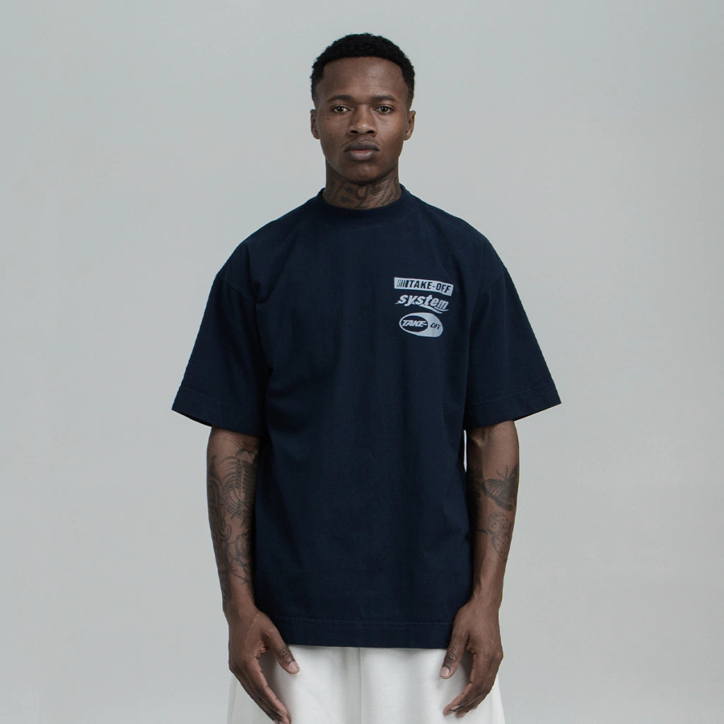 System Navy Tee - TAKE-OFF