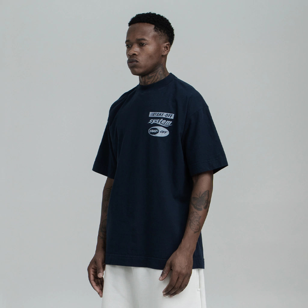 System Navy Tee - TAKE-OFF