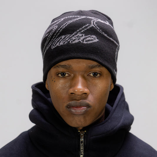 Signature Grey Beanie - TAKE-OFF