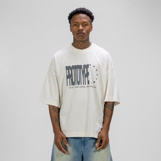Prototype Offwhite Boxy Tee - TAKE-OFF