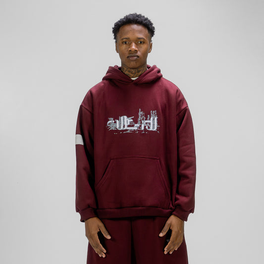 Terrain Wine Hoodie - TAKE-OFF