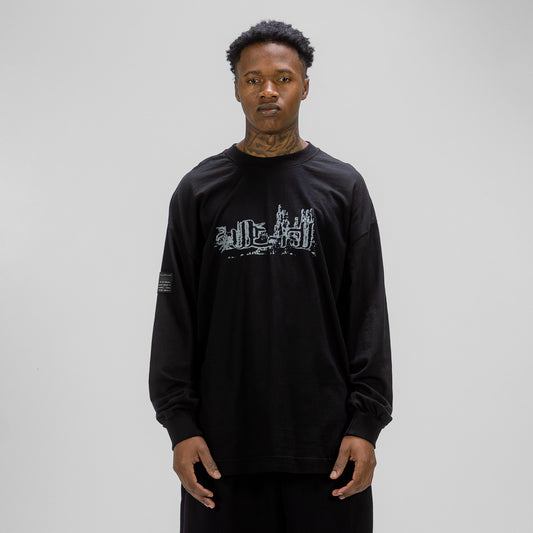 Terrain Black Longsleeve - TAKE-OFF