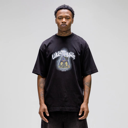 TakeMission Black Tee – TAKE-OFF